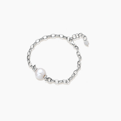 Single Pearl Chain Bracelet
