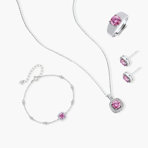 Blush Dreams Moissanite Set