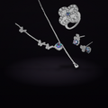 Lucky Clover Moissanite Set