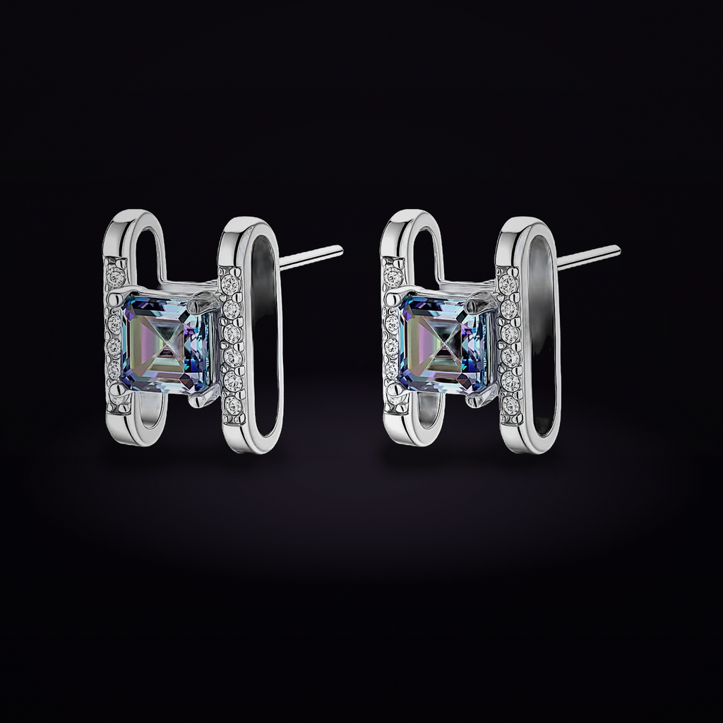 Prism Square Studs
