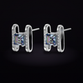 Prism Square Studs