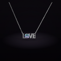 LOVE Moissanite Necklace