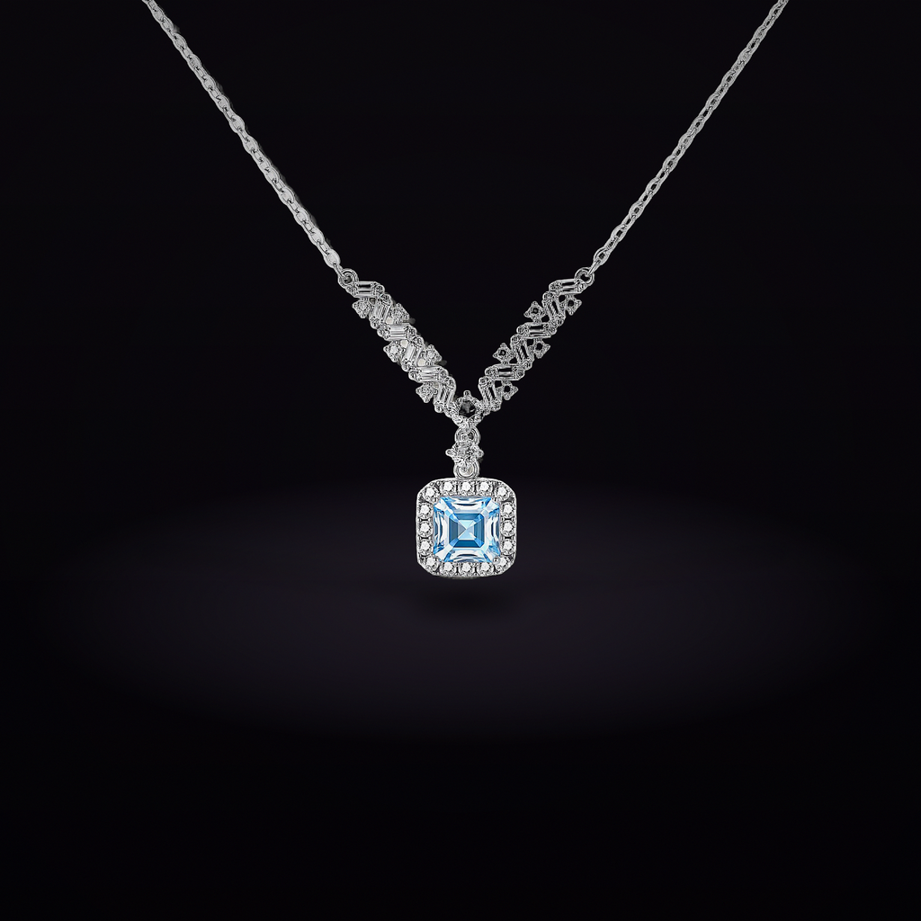 Celestial Arc Moissanite Necklace