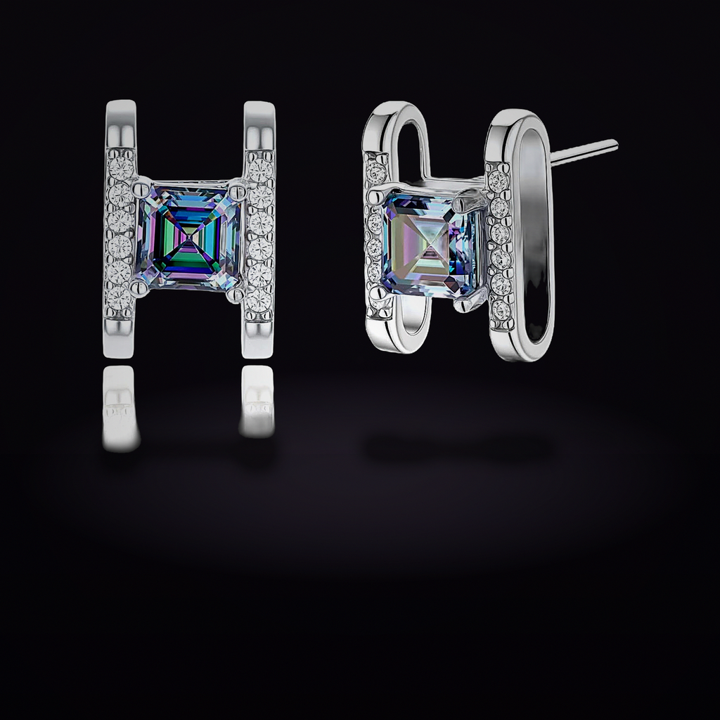 Prism Square Studs