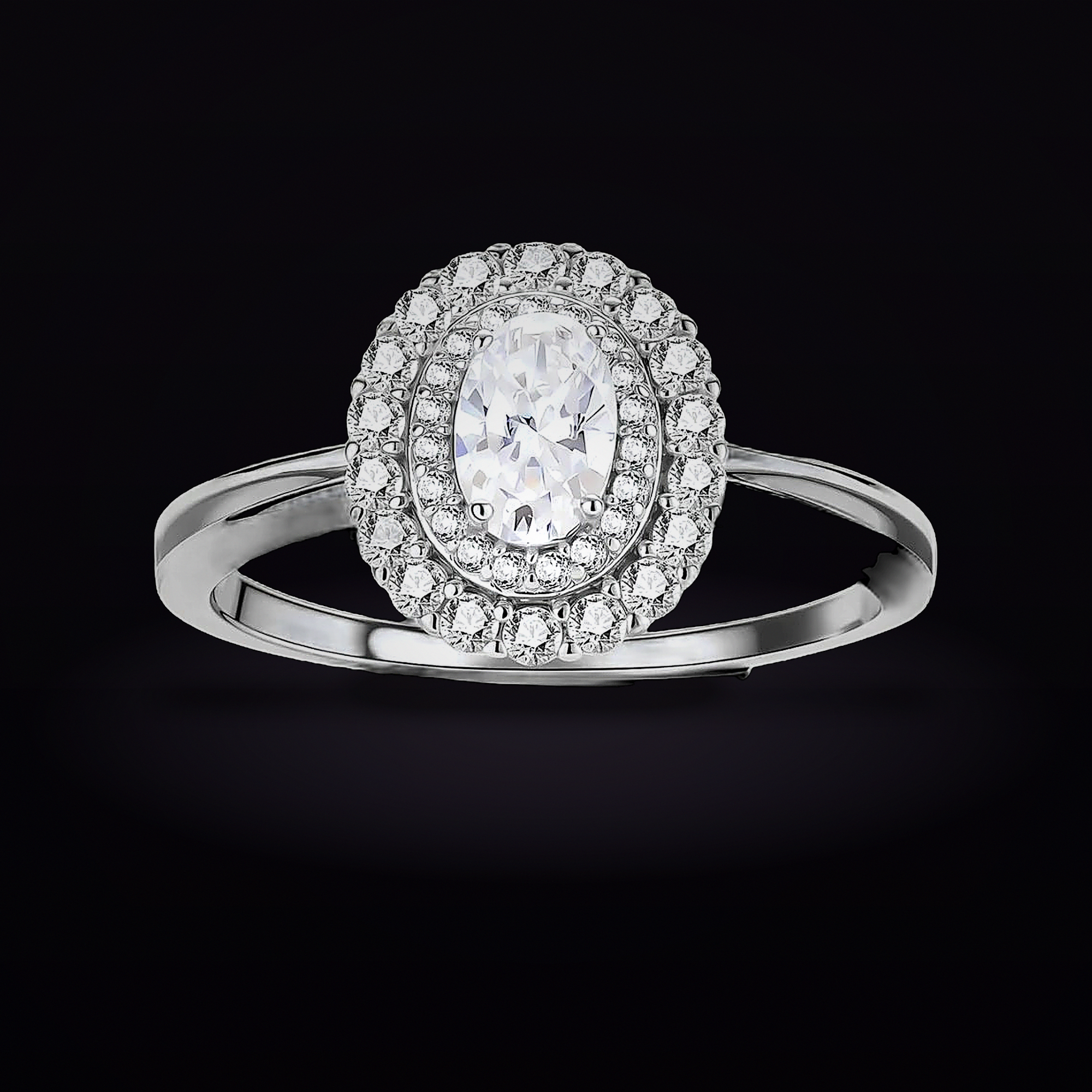 Aureole Halo Ring