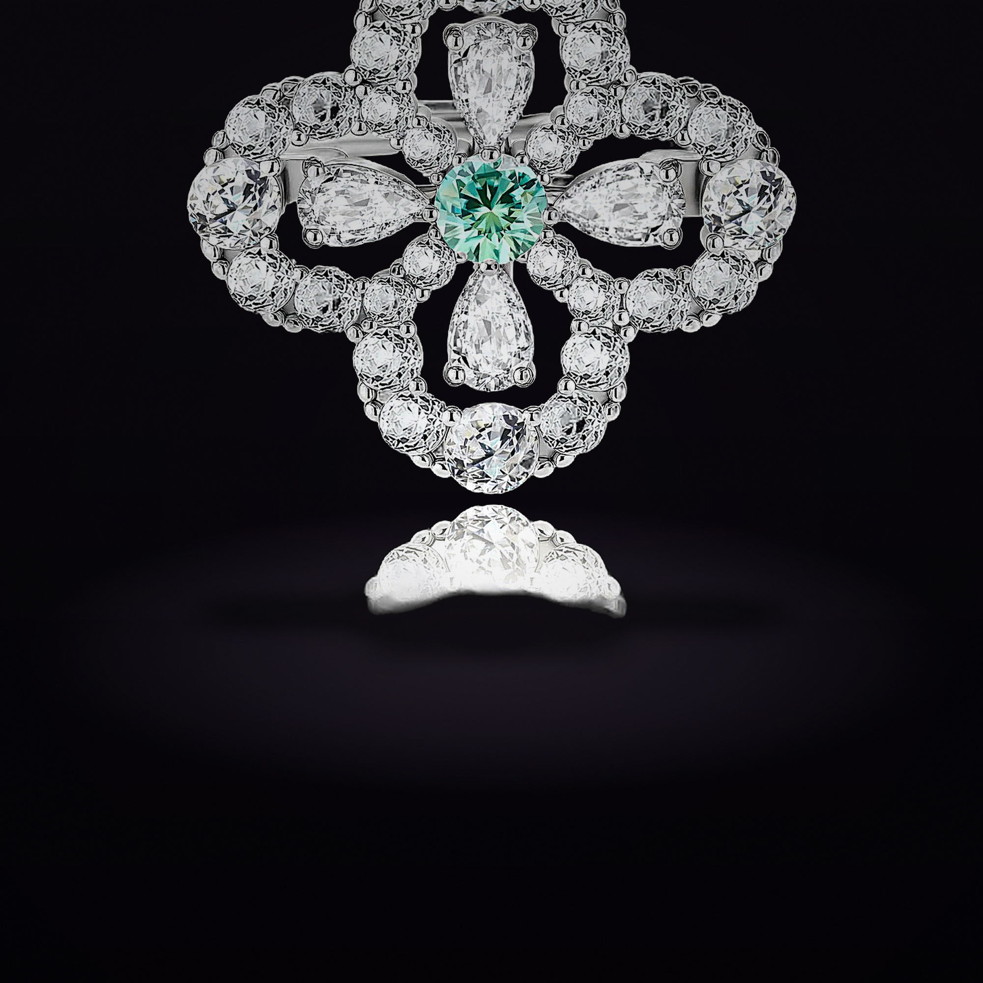 Lucky Charm Clover Ring
