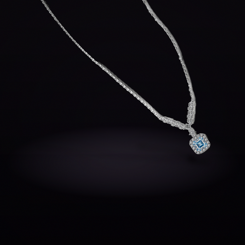 Celestial Arc Moissanite Necklace