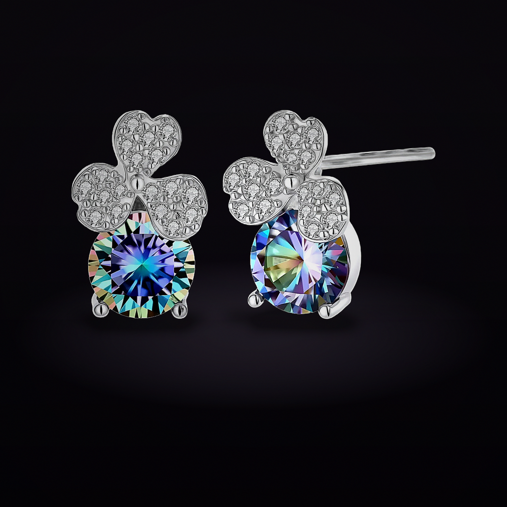 Lucky Clover Moissanite Set