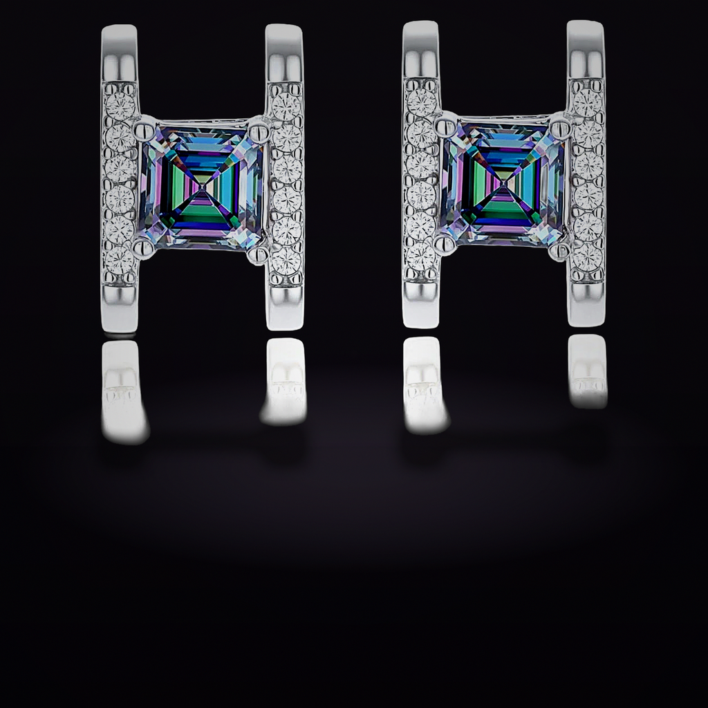 Prism Square Studs