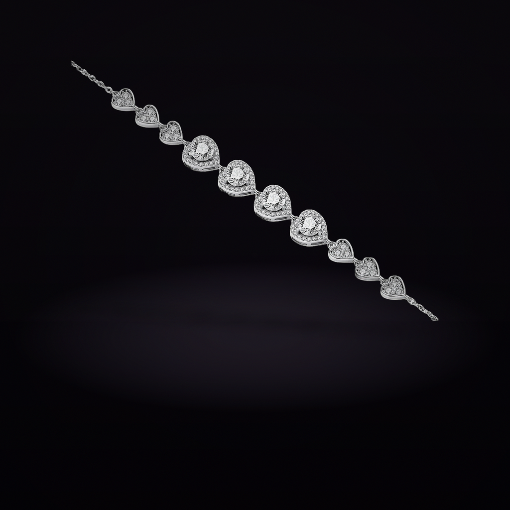 Heart Symphony Moissanite Set