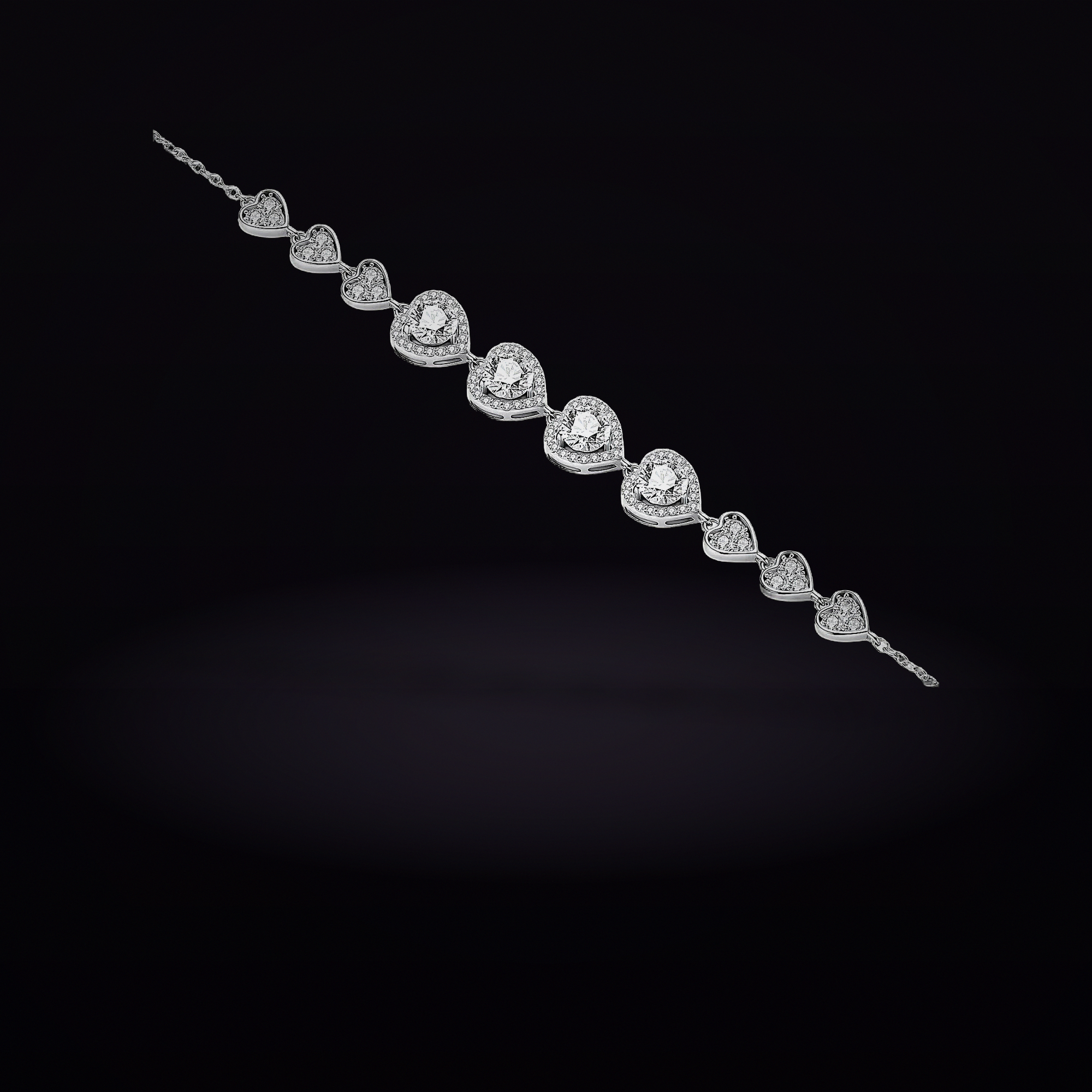 Heart Symphony Moissanite Set