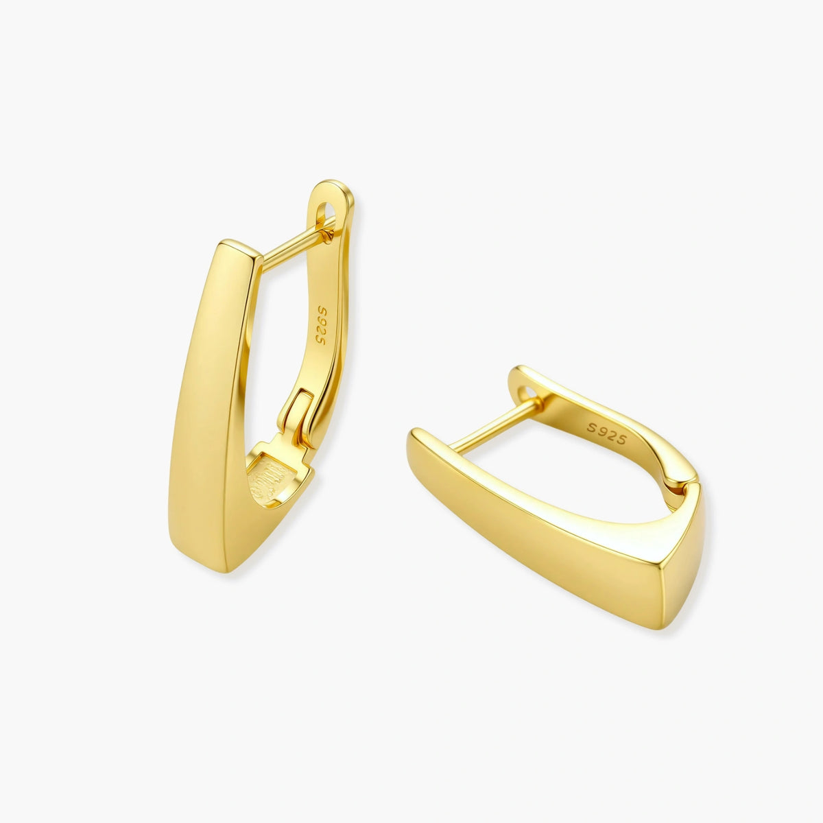 Smooth Huggie Earrings