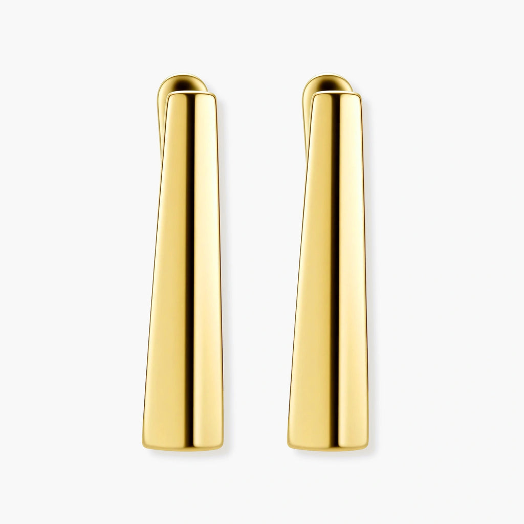 Smooth Huggie Earrings