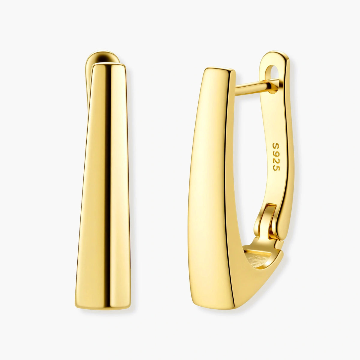Smooth Huggie Earrings