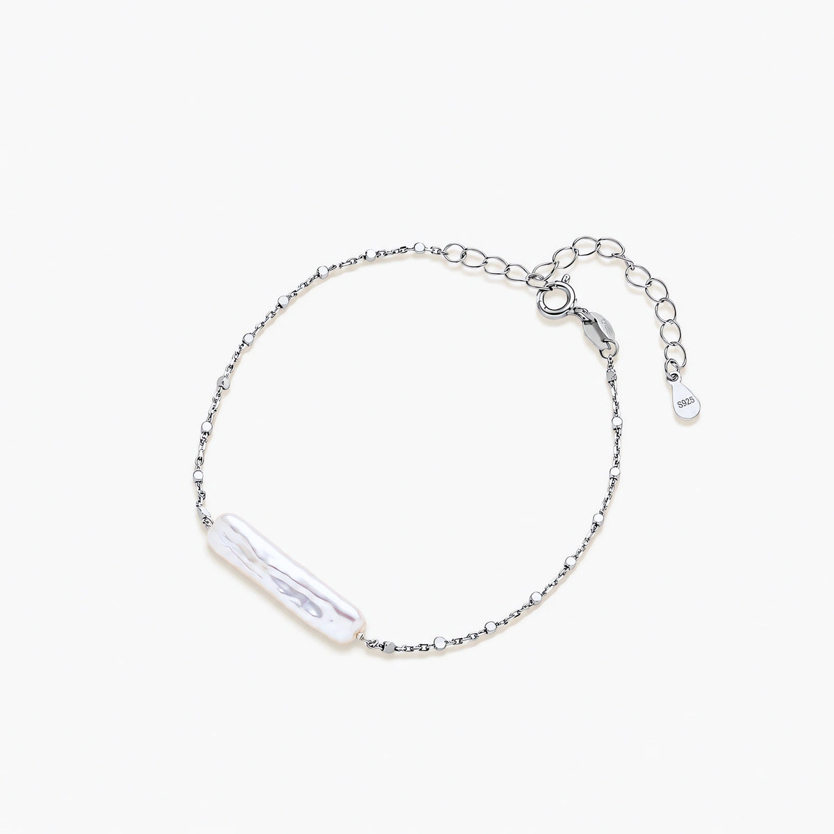 Baroque Pearl Bar Bracelet