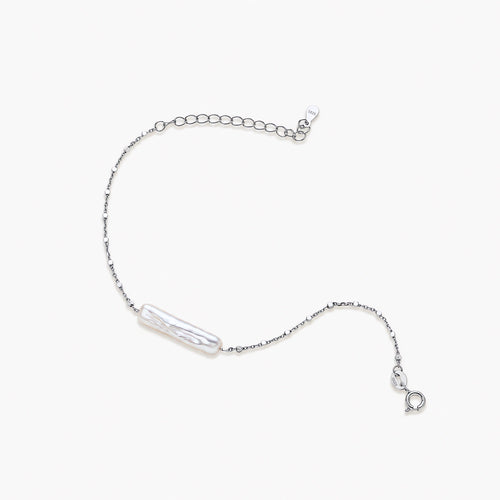 Baroque Pearl Bar Bracelet