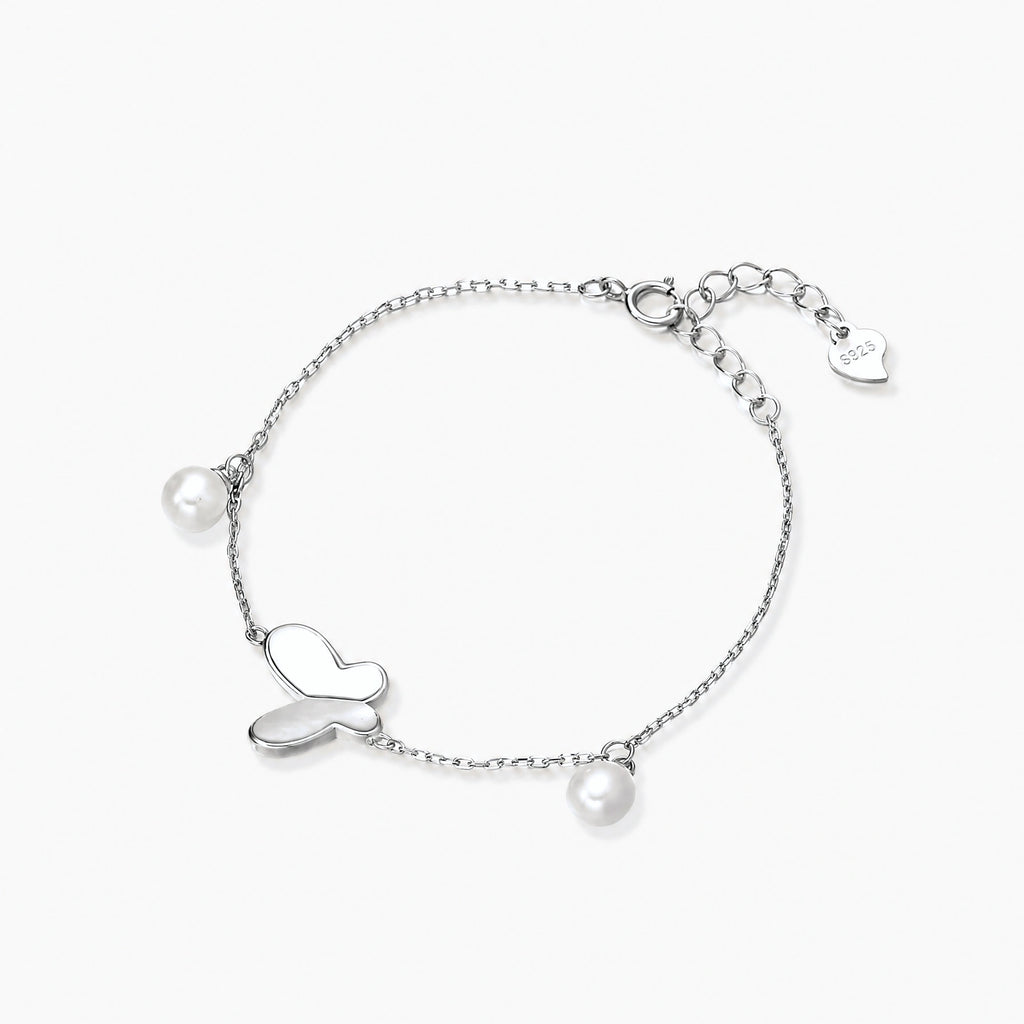 Pearl Butterfly Bracelet