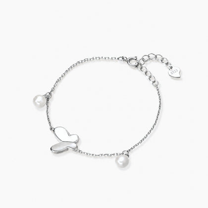 Pearl Butterfly Bracelet