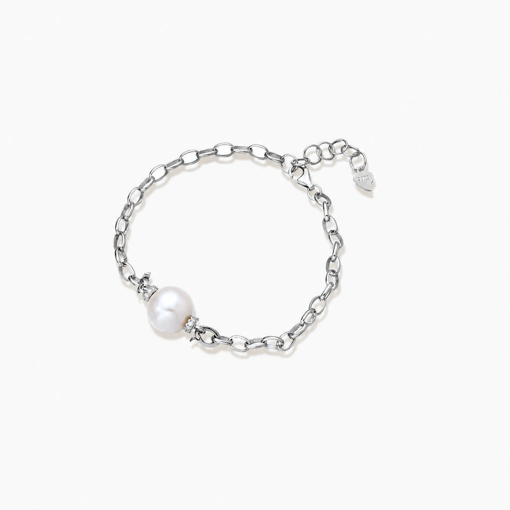 Single Pearl Chain Bracelet