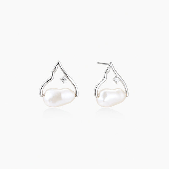 Pearl Teardrop Earrings