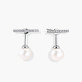 Pearl T-Bar Earrings