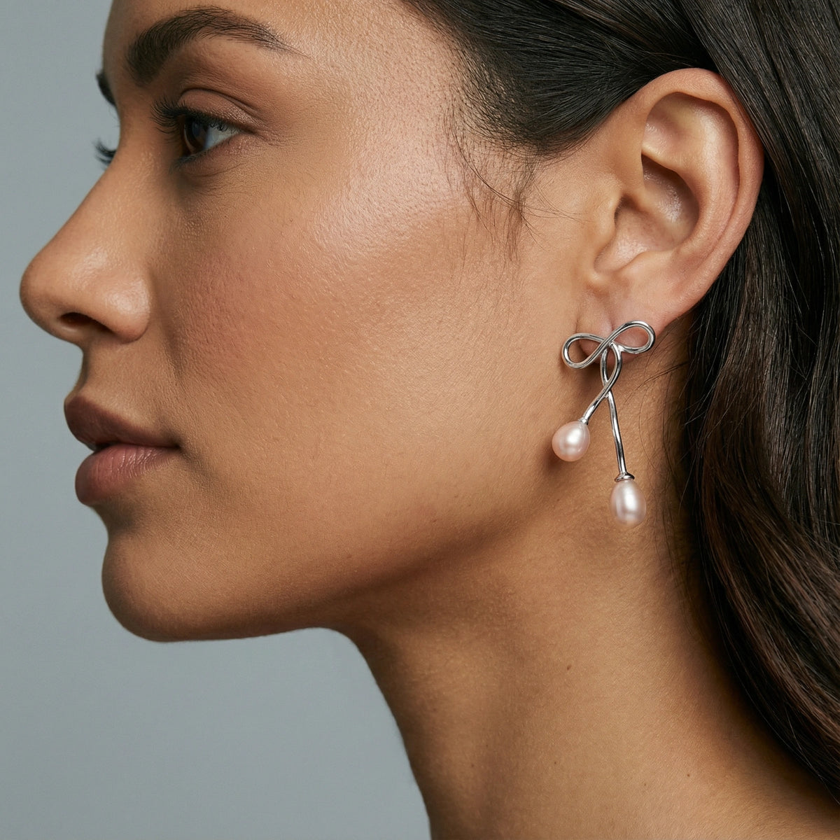 Pearl Vine Drop Earrings