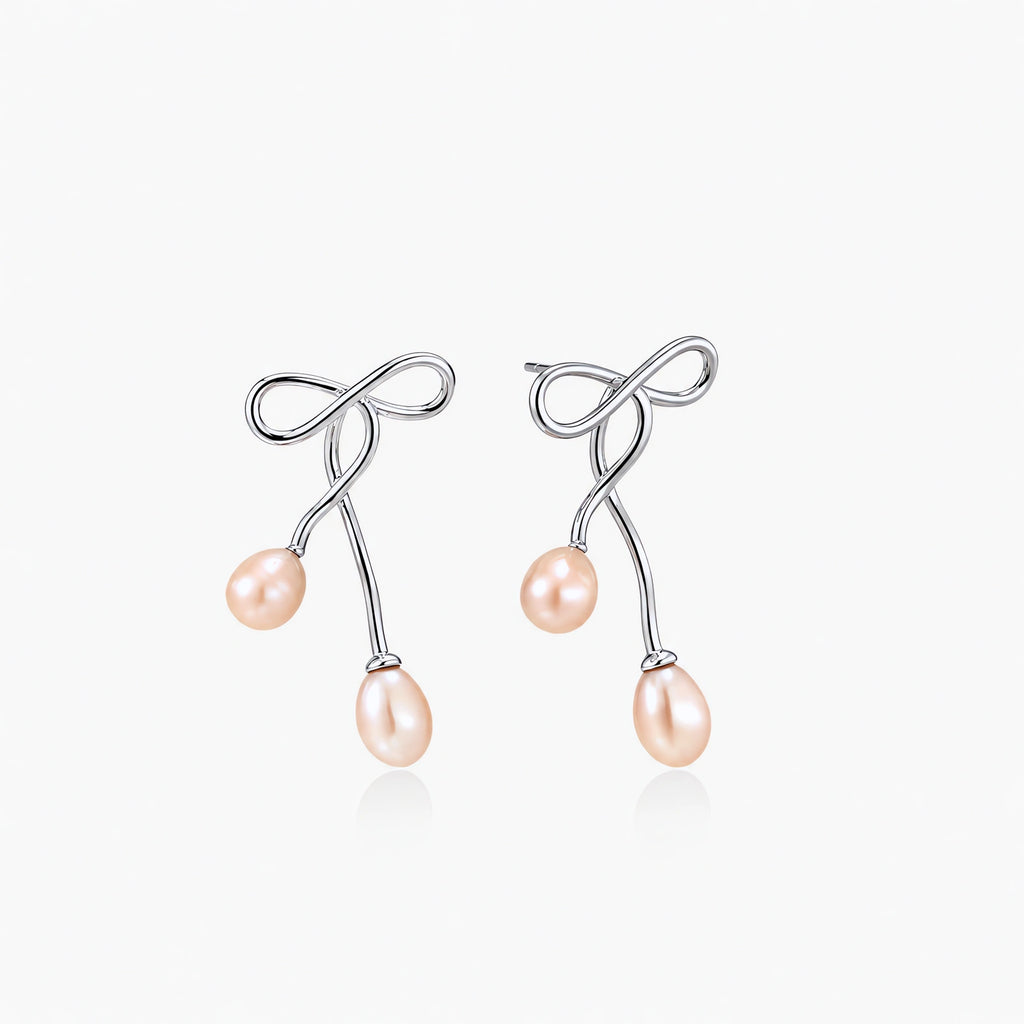Pearl Vine Drop Earrings