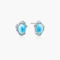 Larimar Stud Earrings