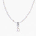 Beaded Pearl Drop Necklace