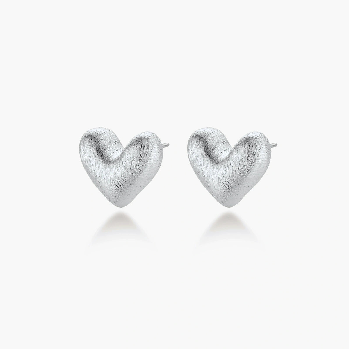 Puffy Heart Studs