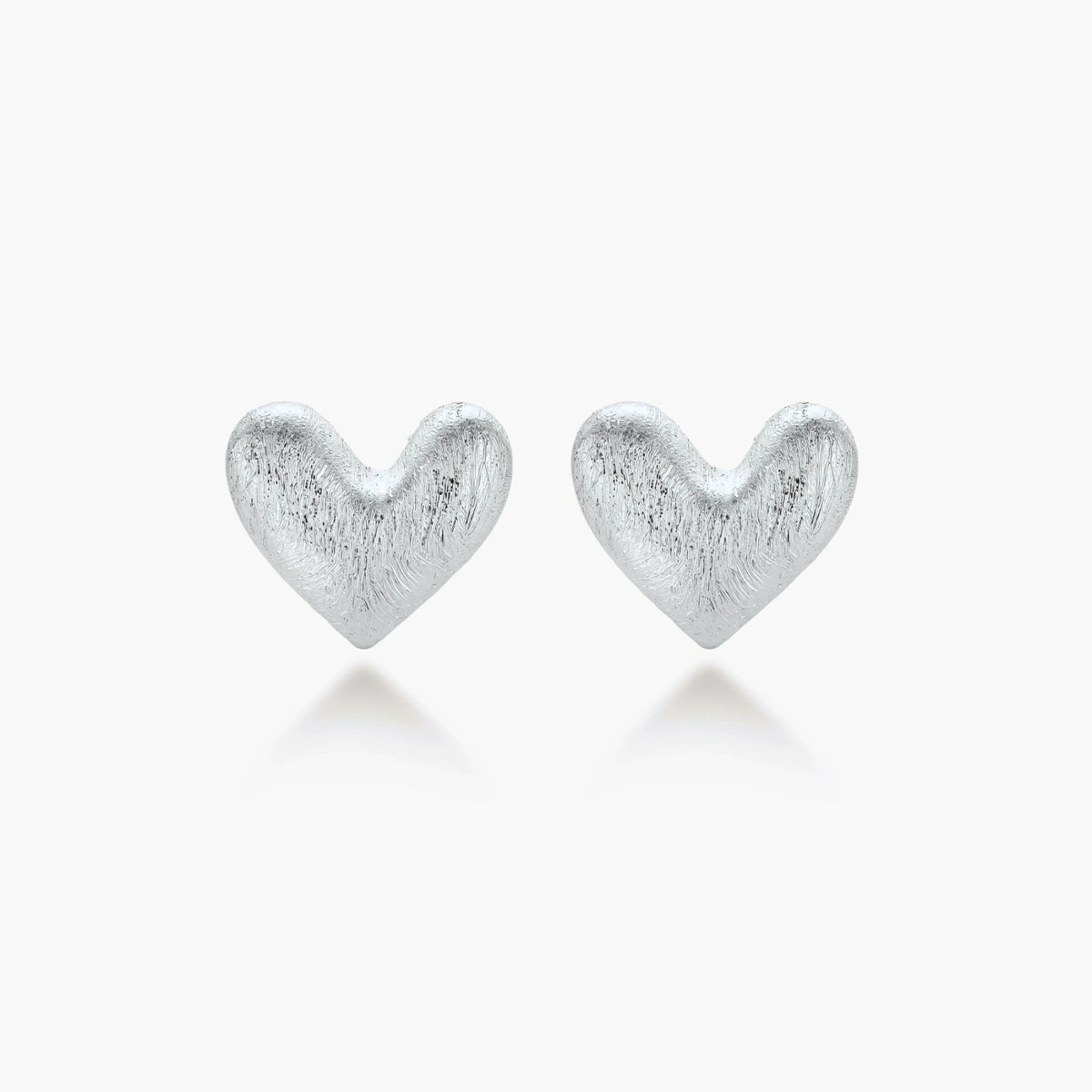 Puffy Heart Studs