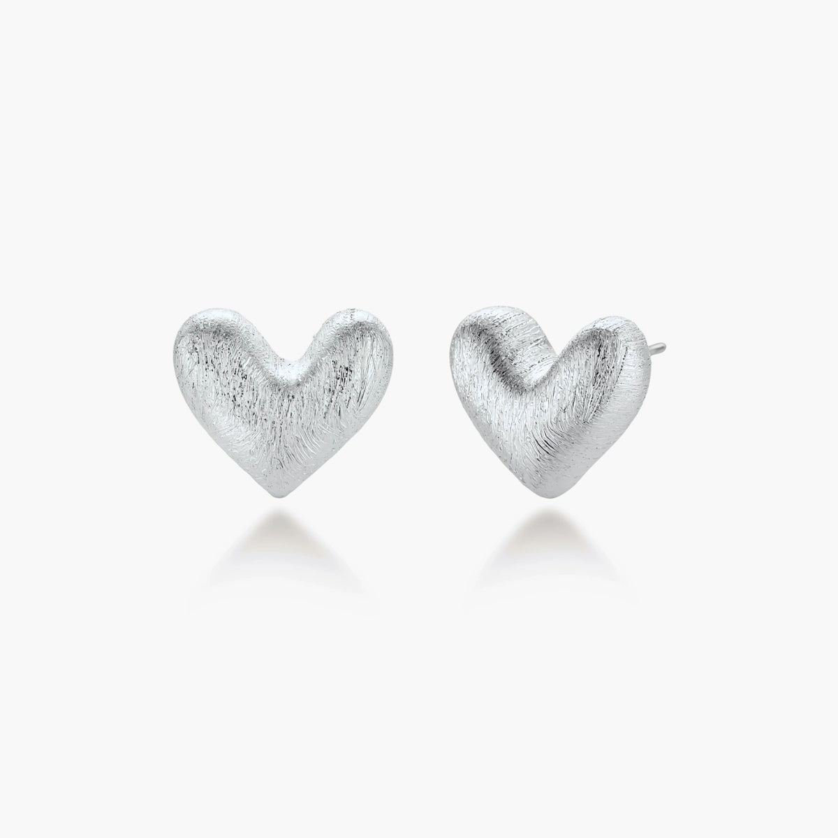 Puffy Heart Studs
