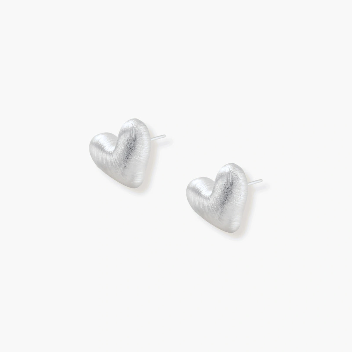 Puffy Heart Studs