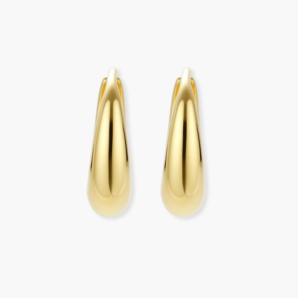 Chunky Huggie Hoops