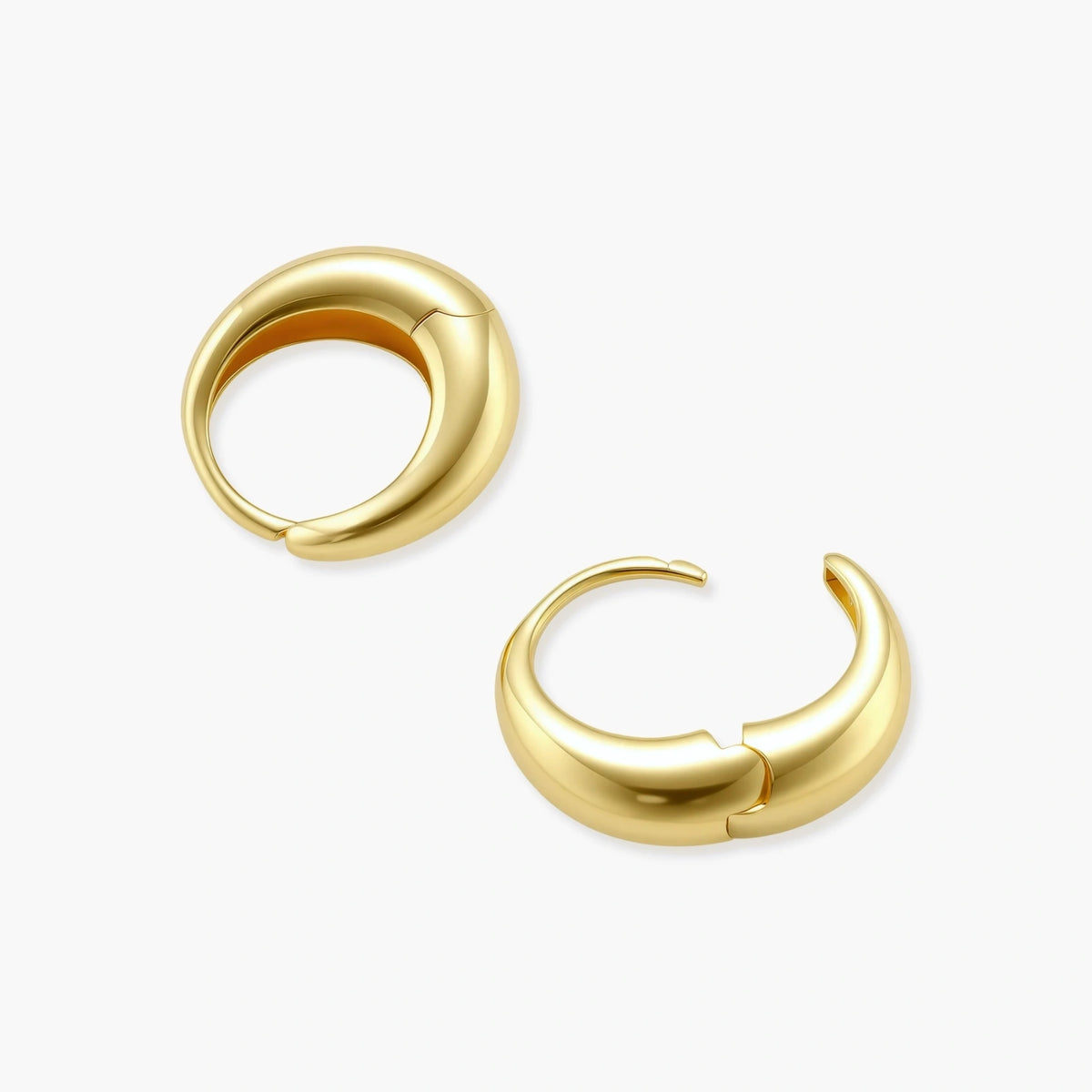 Chunky Huggie Hoops