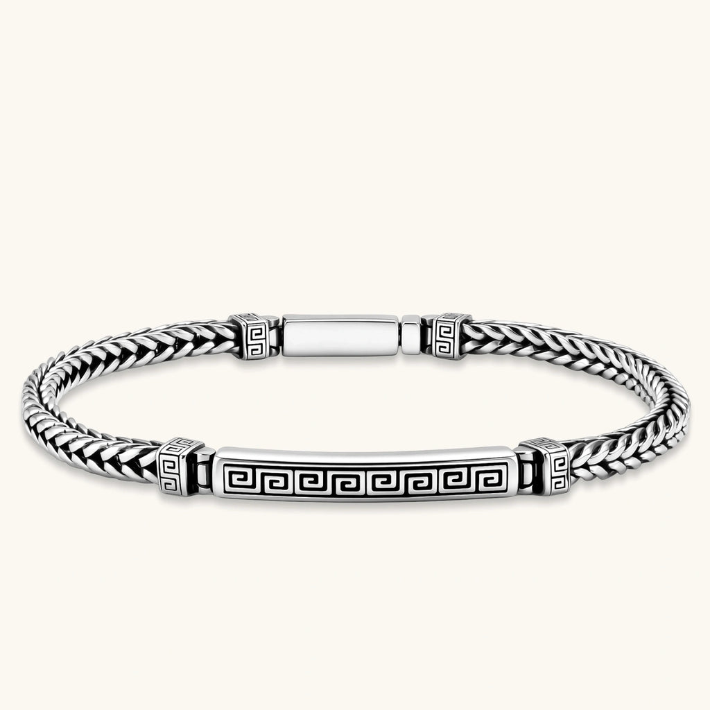 Greek Key Bar Bracelet