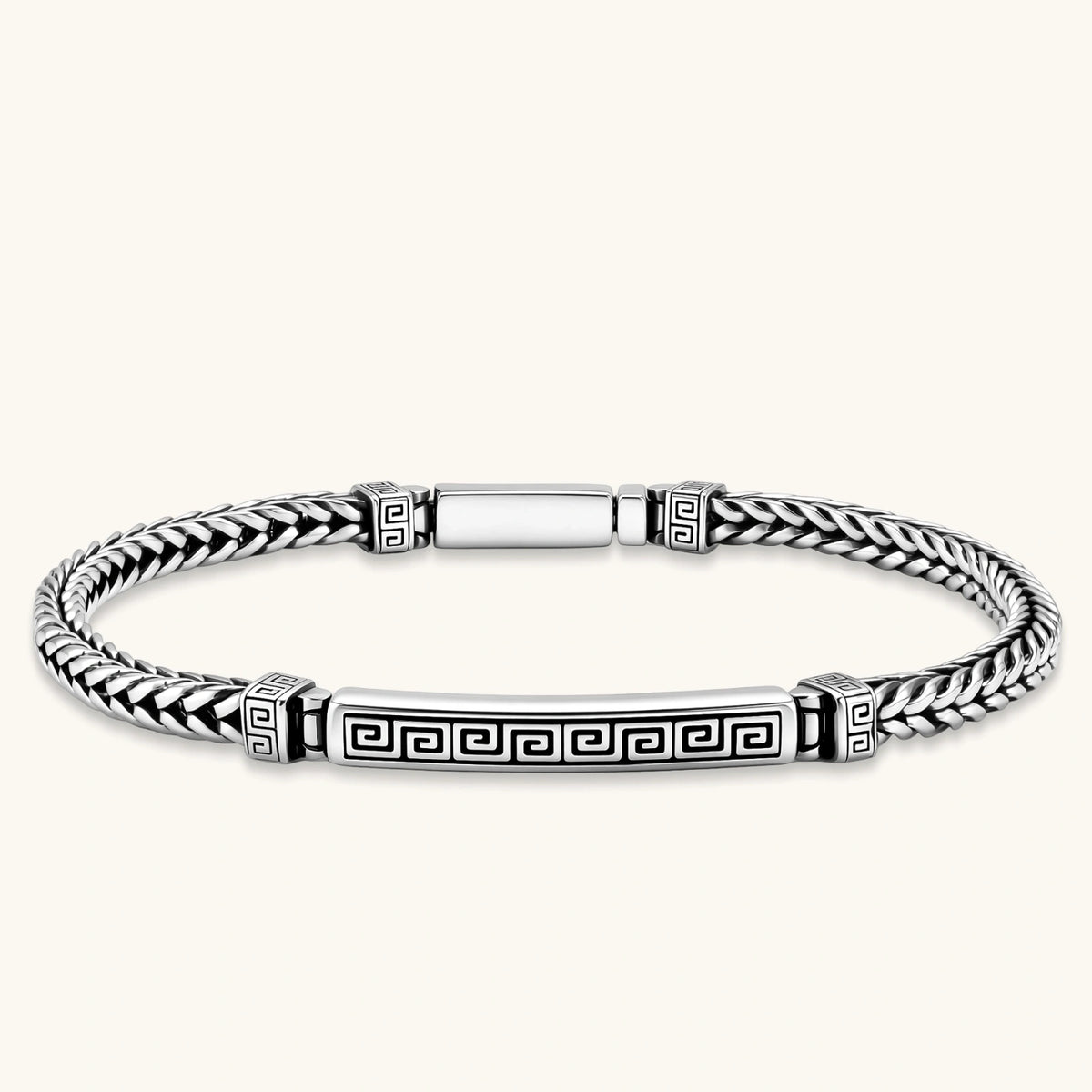 Greek Key Bar Bracelet