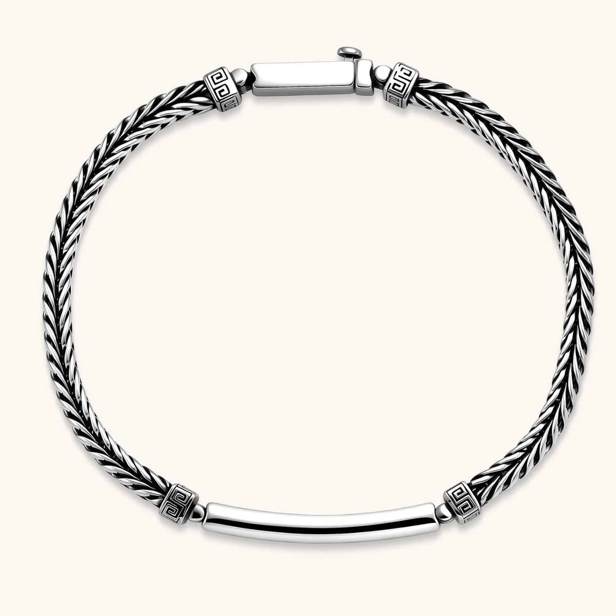Greek Key Bar Bracelet
