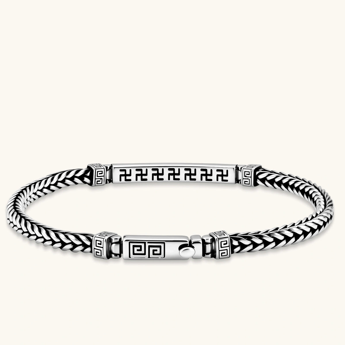 Greek Key Bar Bracelet