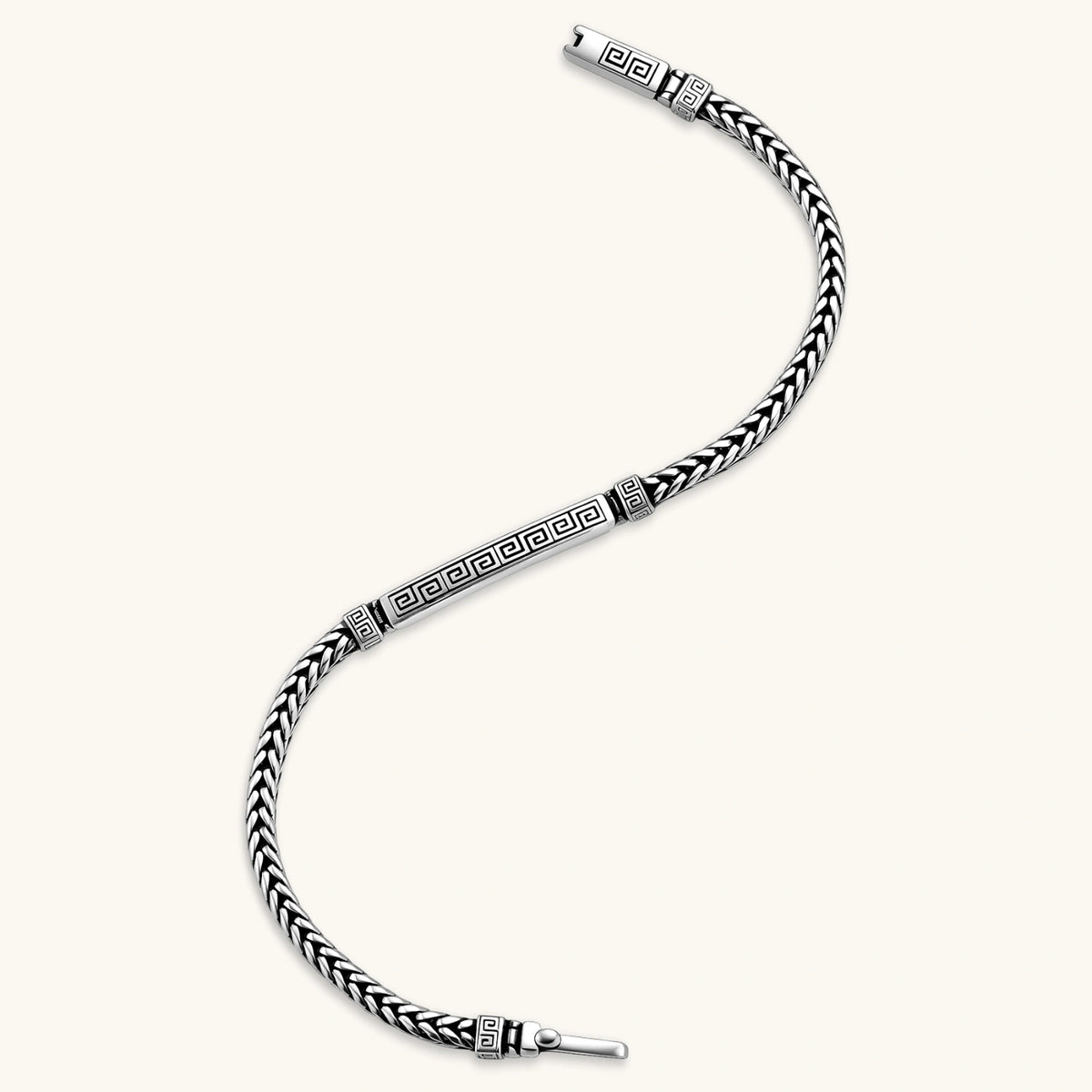 Greek Key Bar Bracelet