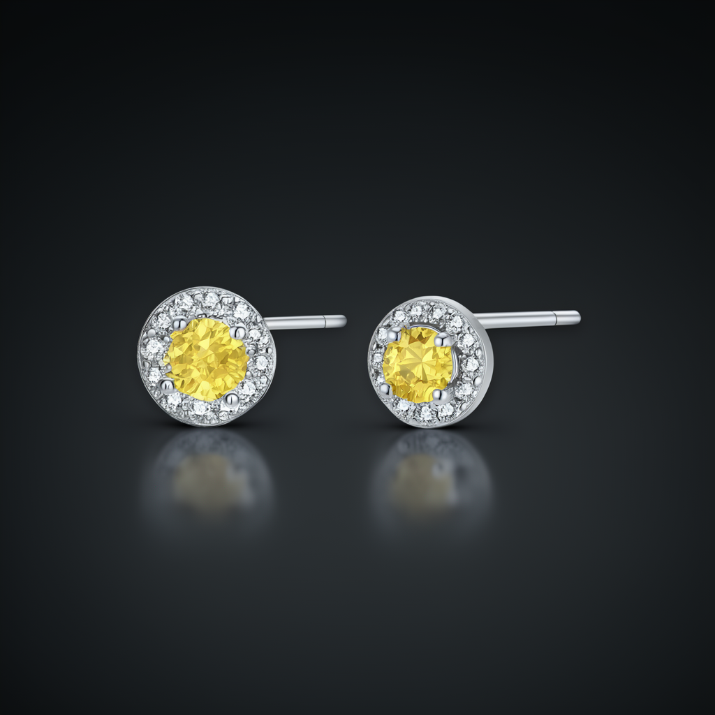Ember Halo Studs