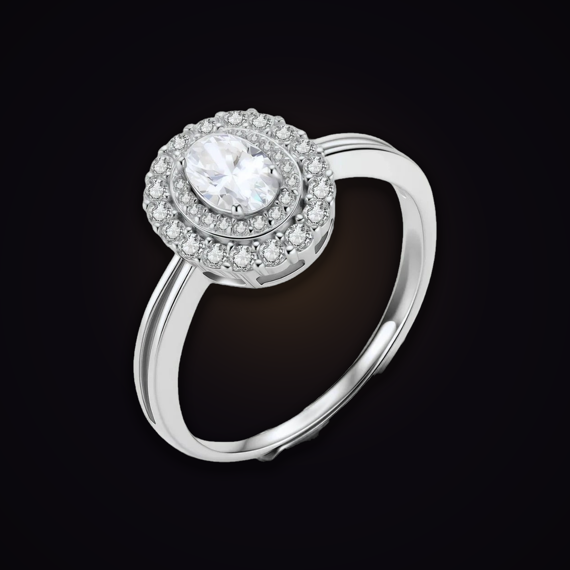 Aureole Halo Ring