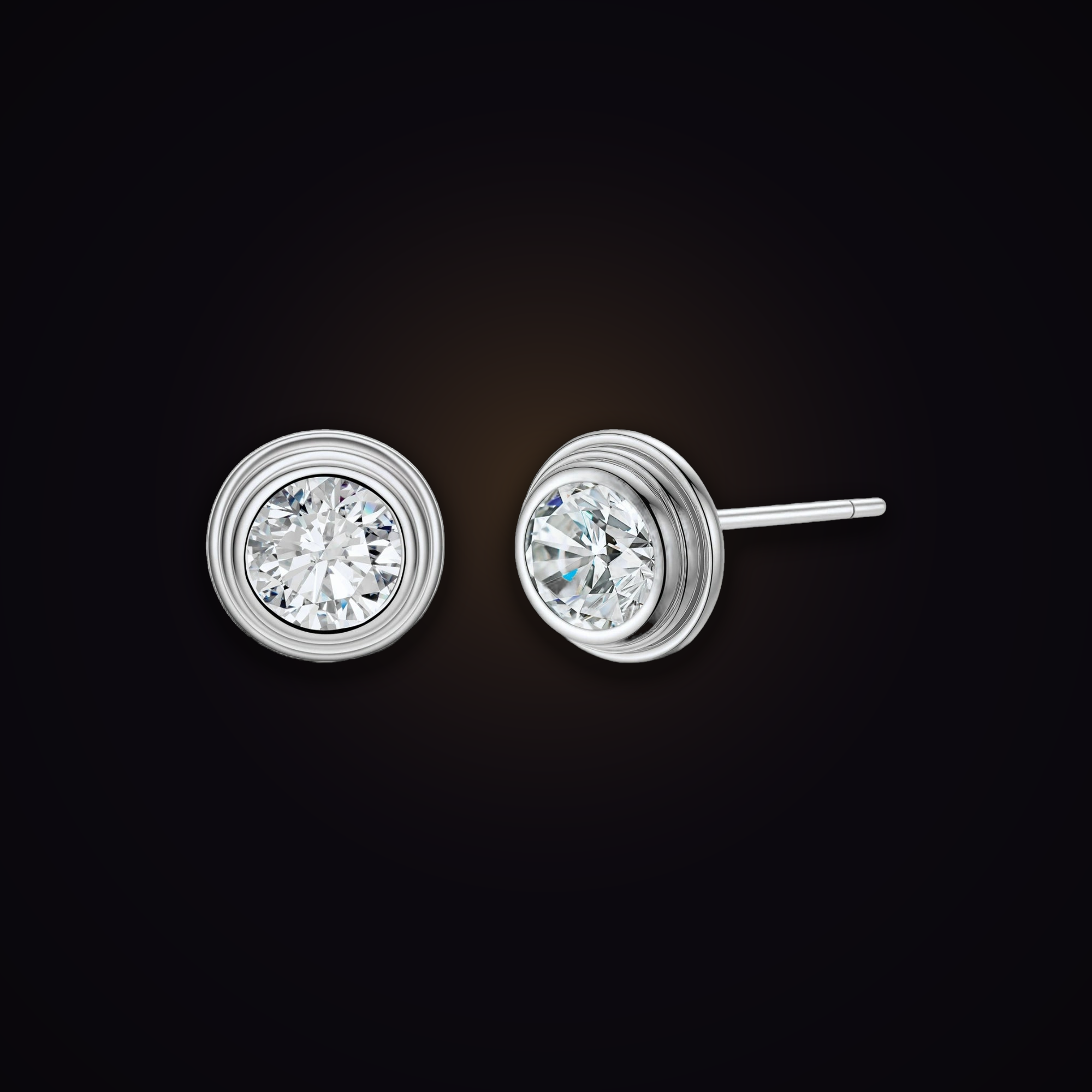 Orbit Solitaire Studs