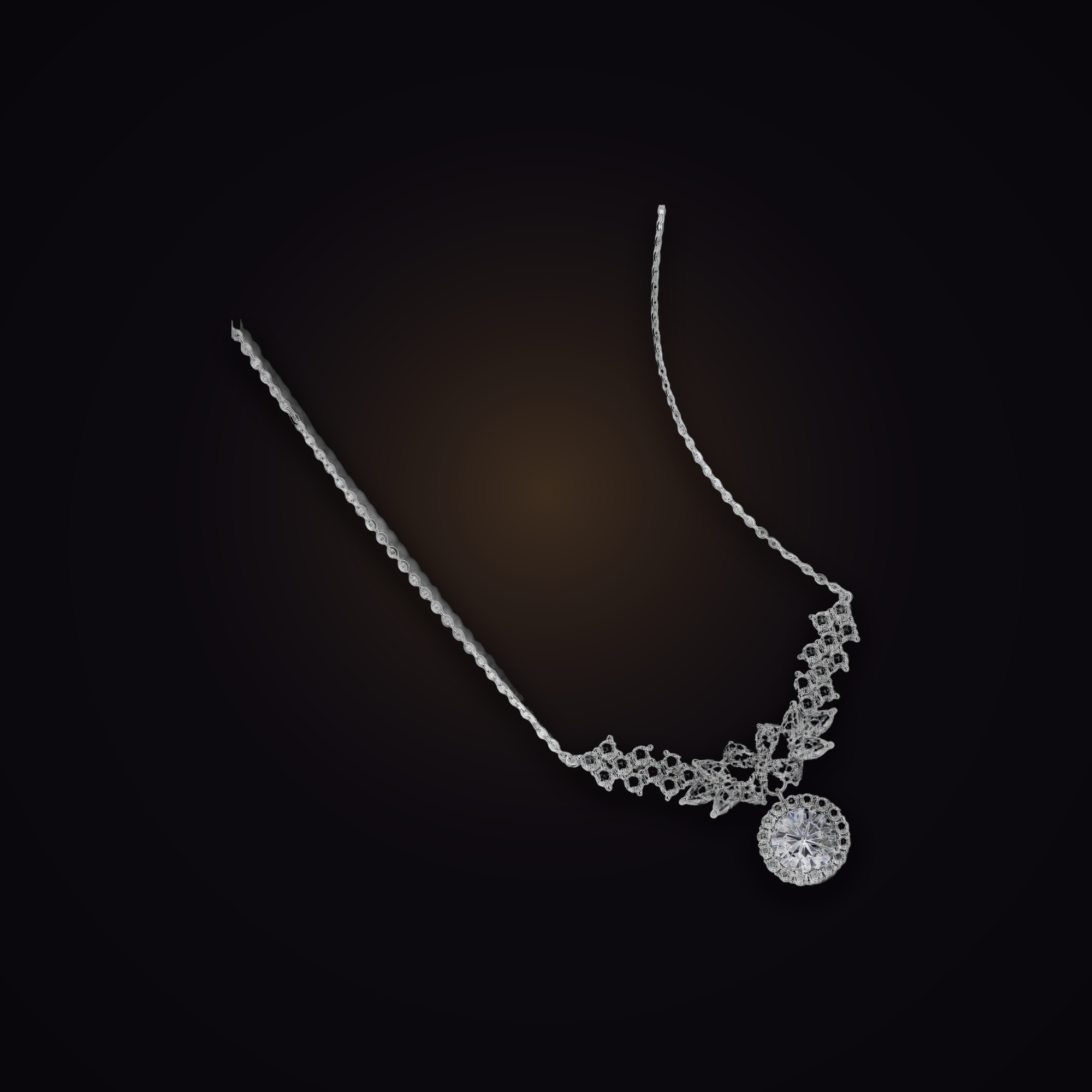 Corona Cascade Necklace