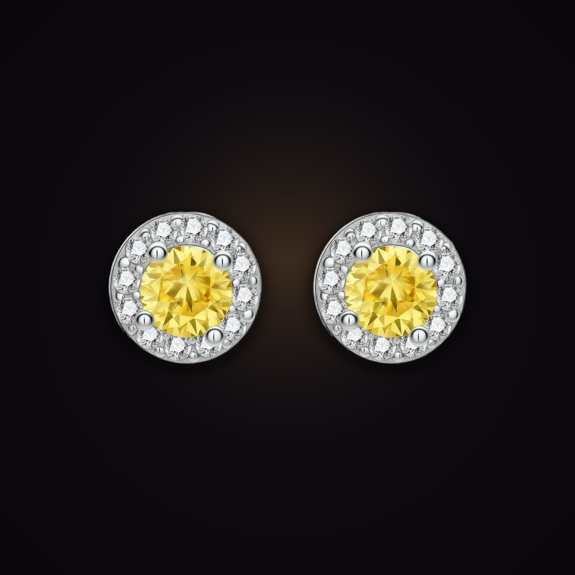 Ember Halo Studs