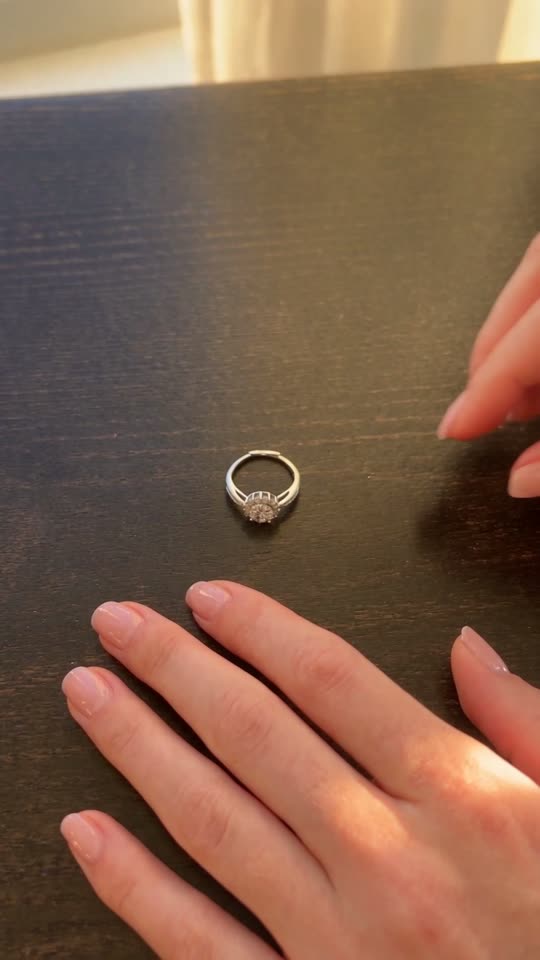 The Corona Ring, worn